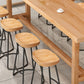 Ensemble de Table de Bar marron moderne, 1/6/11 pièces, ensemble de Bar en bois massif pour l'intérieur