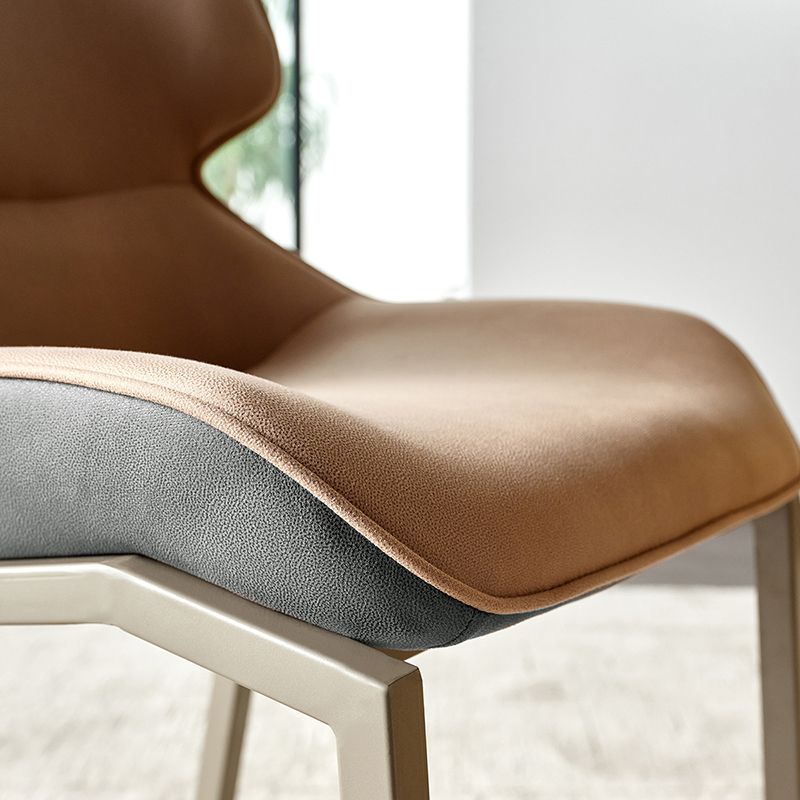 Modern Style Chairs Dining Chairs with Metal Legs for Kitchen Clearhalo 'Dining Chairs' 'Dining Tables & Seating' 'dining_chair' 'furn' 'furn_dining_chair' 'Furniture' 'Kitchen & Dining Furniture' 1200x1200_543cc468-af0b-4372-ba27-c25acd02839d