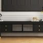Industrial TV Console 20-inch TV Stand with Storage for Living Room