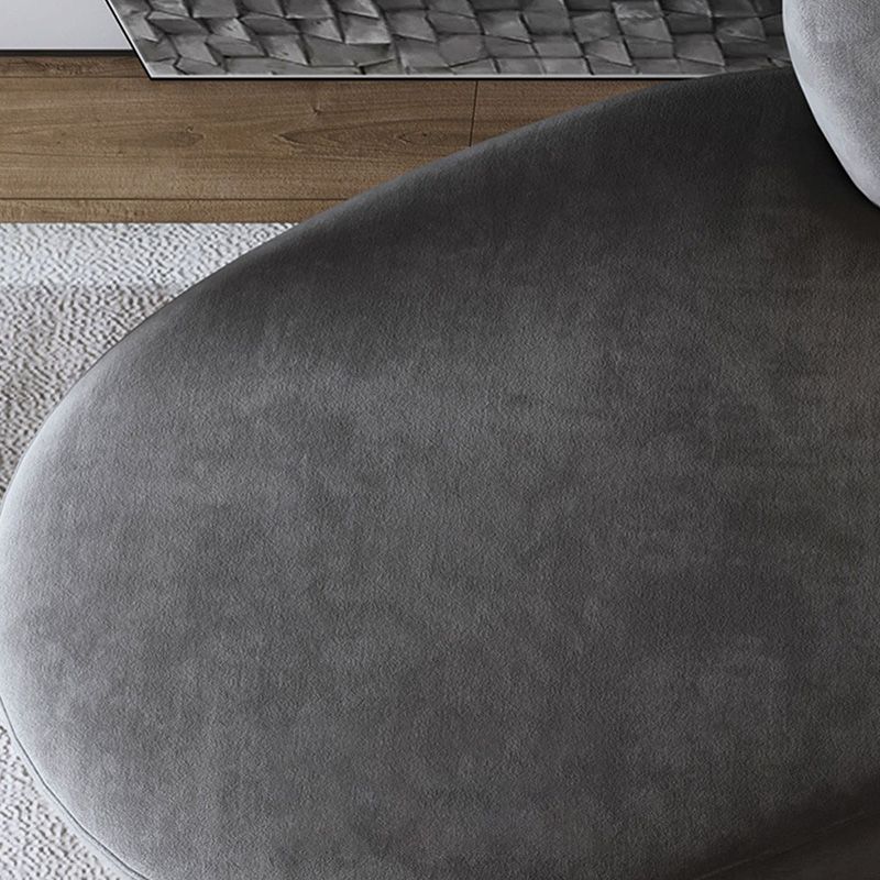 Velvet Armless Tight Back Curved Sectionals with Wear-Resistant for Living Room Clearhalo 'furn' 'furn_sectionals' 'Furniture' 'furniture_sectionals' 'Living Room Furniture' 'Sectionals' 1200x1200_543f9e6a-b774-49c4-9b60-cf68e17d5dfe