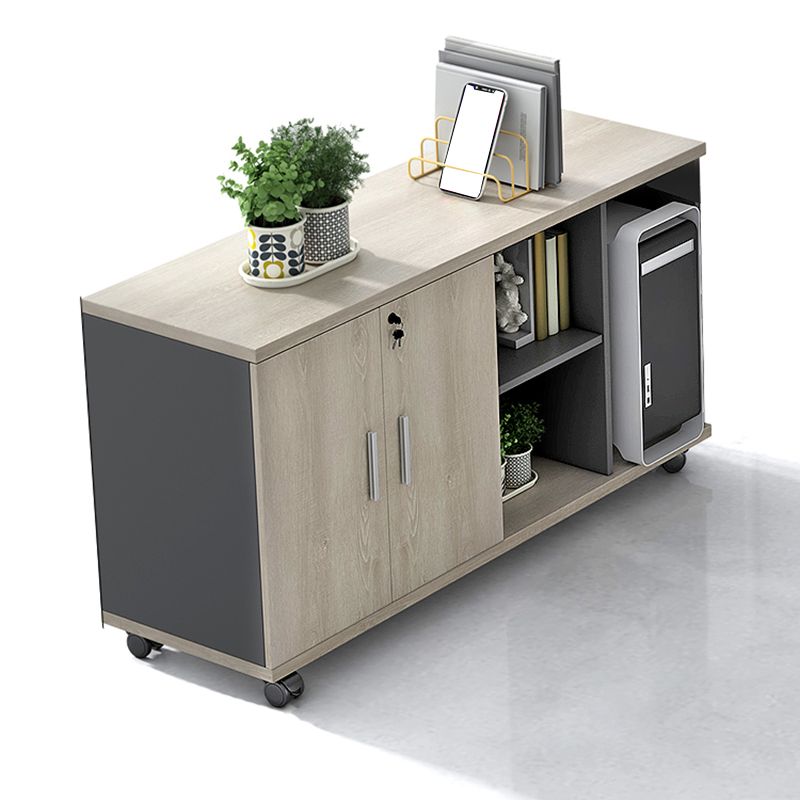 Archivo nórdico Archivo de madera Almacenamiento de almacenamiento lateral