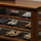 Modern Rubber Wood Bench Rectangle 15"Wide Accent Bench with Shoe Storage Clearhalo 'Benches' 'Chairs & Seating' 'furn' 'furn_benches' 'Furniture' 'Living Room Furniture' 1200x1200_5444fb7d-7315-4a20-8b88-d34b55d39f93