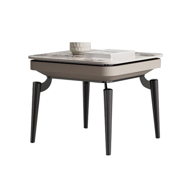 19.7inch Tall Side Table 4 Legs Base Type Slate  Nesting Tables