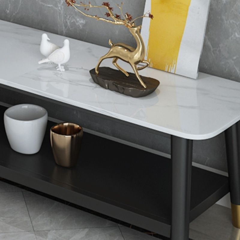 Contemporary Stone TV Console 1 Shelf Gray Media Console with Splayed Wooden Legs Clearhalo 'furn' 'furn_tv_stands_entertainment_centers' 'Furniture' 'Living Room Furniture' 'TV Stands & Entertainment Centers' 'TV Stands & Media Storage Furniture' 'tv_stands_entertainment_centers' 1200x1200_5445dbd3-3aff-40cf-8d52-df12be24b8a2