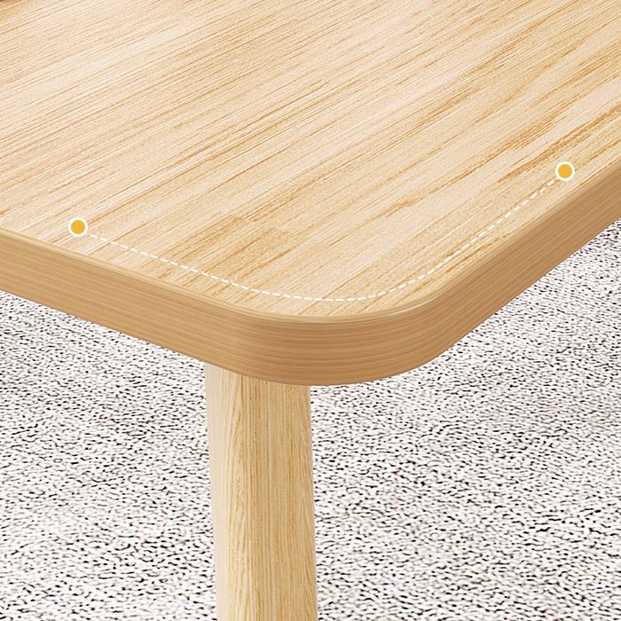 Minimalist Rectangle Shape Standard Dining Set MDF Kitchen Dining Set with 4 Legs Base Clearhalo 'Dining Room Sets' 'Dining Tables & Seating' 'dining_room_set' 'furn' 'furn_dining_room_set' 'Furniture' 'furniture_dining_room_set' 'Kitchen & Dining Furniture' 'kitchen&dining_furn' 'kitchen' 1200x1200_5448cef9-a422-4248-8ff2-0c6f99305979