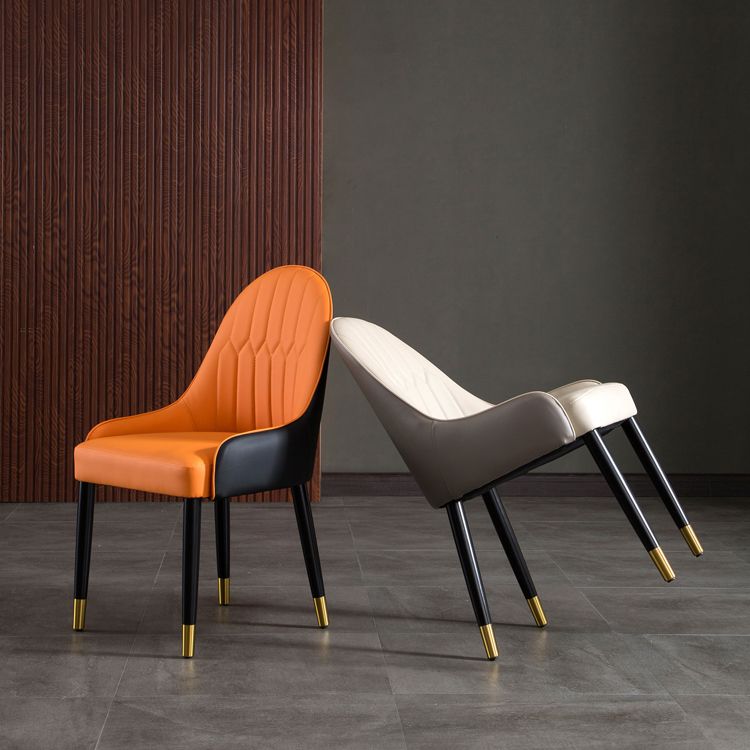 Nordic Glam Style Dining Chairs Metal Dining Arm Side Chair for Kitchen (Set of 2) Clearhalo ' kitchen&dining_furn' 'Dining Chairs' 'Dining Tables & Seating' 'dining_chair' 'furn' 'furn_dining_chair' 'Furniture' 'furniture_dining_chair' 'Kitchen & Dining Furniture' 'kitchen' 1200x1200_5449477e-19ee-435e-af83-5346bc8e5d46