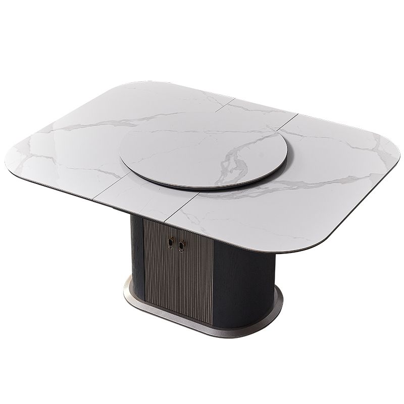 モダンなスタイルの焼結屋ダイニングラウンドテーブルセット1/4/5/7ピースダイニングセット