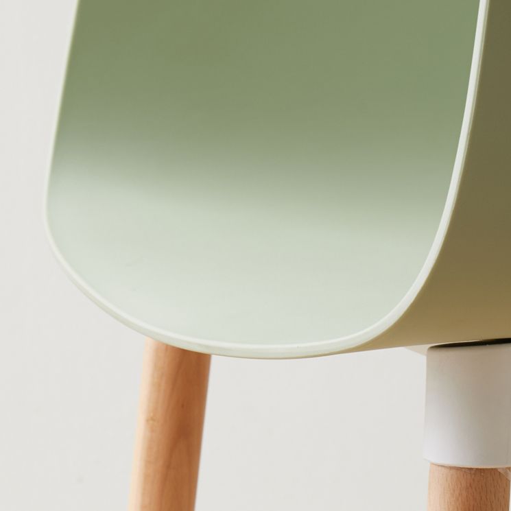 Scandinavian Dining Arm Chairs Plastic Armchairs with Wood Legs (Set of 4) Clearhalo ' kitchen&dining_furn' 'Dining Chairs' 'Dining Tables & Seating' 'dining_chair' 'Furniture' 'furniture_dining_chair' 'Kitchen & Dining Furniture' 'kitchen' 1200x1200_544ebc14-1889-4ab4-8406-34f9f2cd221e