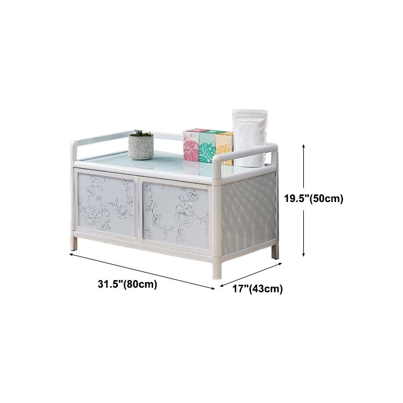Contemporary Modern Glass Doors Sideboard Dining Room Sideboard Clearhalo 'buffet_sideboard' 'Buffets & Sideboards' 'furn' 'furn_buffet_sideboard' 'Furniture' 'furniture_buffet_sideboard' 'Kitchen & Dining Furniture' 1200x1200_5452501d-6e95-468a-ae6c-943a88b0a5dd