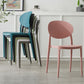 Scandinavian Plastic Armless Chair Indoor-Outdoor Open Back Chair Clearhalo 'Dining Chairs' 'Dining Tables & Seating' 'dining_chair' 'furn' 'furn_dining_chair' 'Furniture' 'furniture_dining_chair' 'Kitchen & Dining Furniture' 1200x1200_5453e552-ffef-4ad7-8a71-d199262ab7fd