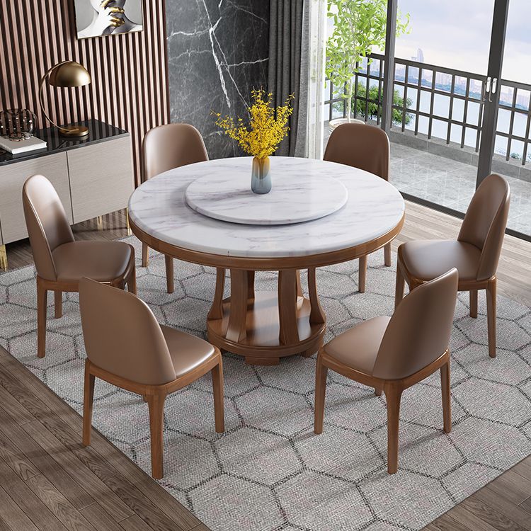Round Dining Site Table Simplicity Style Marble Furniture with Pedestal Base Clearhalo ' dining_table' 'Dining Tables & Seating' 'Dining Tables' 'furn' 'furn_dining_table' 'Furniture' 'furniture_dining_table' 'Kitchen & Dining Furniture' 'kitchen&dining_furn' 'kitchen' 'kitchen_dining_table' 1200x1200_5454e4ce-64b8-4ed9-beba-e3e4a2b4351e