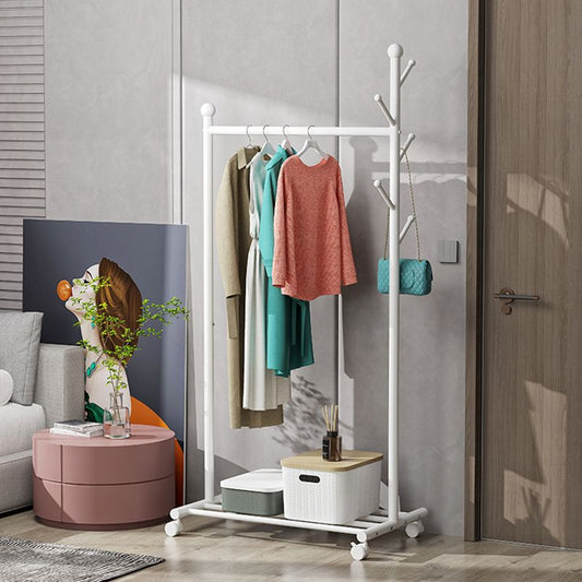 Contemporary Style Wardrobe 1-Teir Metal Wardrobe Closet for Bedroom