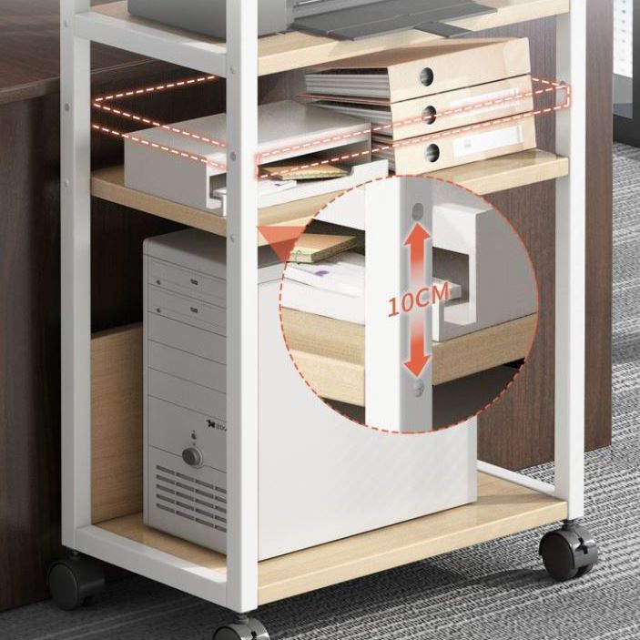 Modernes künstliches Holzbuchregal, geometrisches Bücherregal für jeden Raum, 20 "L x 12" W.