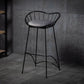 Industrial Metal Round Barstool Patio Bar Stool with Metal Legs Clearhalo 'Bar Furniture' 'Bar Stools' 'bar_stools' 'furn' 'furn_bar_stools' 'Furniture' 'Kitchen & Dining Furniture' 1200x1200_546109eb-c221-4d17-8749-f9c042b6a39c