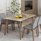 Industrial Sintered Stone Top Dining Table Rectangle Kitchen Dining Table with 4 Legs Base Clearhalo ' dining_table' 'Dining Tables & Seating' 'Dining Tables' 'furn' 'furn_dining_table' 'Furniture' 'furniture_dining_table' 'Kitchen & Dining Furniture' 'kitchen&dining_furn' 'kitchen' 'kitchen_dining_table' 1200x1200_5462209a-504c-4f1f-ba81-0ad5c28e406d
