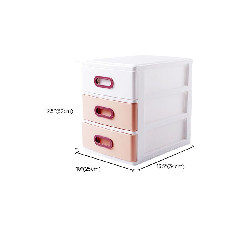 Nordic vertikaler Dateischrank Farbblockschubladen -Aktenschrank