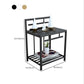 1 Shelf Glam Nightstand Metal Legs Included Night Table Open Storage ,23.6" Tall Clearhalo 'Bedroom Furniture' 'furn' 'furn_night_stand' 'Furniture' 'night_stand' 'Nightstands' 1200x1200_54630cf1-d5a4-4492-8d64-eb08c47eafca