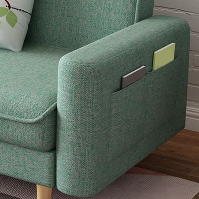 Linen Tight Back Contemporary Square Arm Sofa Bed with Storage Clearhalo 'furn' 'furn_sofas' 'Furniture' 'furniture_sofas' 'Living Room Furniture' 'Sofa' 'sofas' 1200x1200_5464c0f9-d436-4771-aff2-28677e8be62c