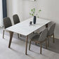 Modern Stone Dining Site Table 4 Wood Legs Rectangle Home Dining Table Clearhalo 'Dining Tables & Seating' 'Dining Tables' 'dining_table' 'furn' 'furn_dining_table' 'Furniture' 'furniture_dining_table' 'Kitchen & Dining Furniture' 'kitchen' 'kitchen_dining_table' 1200x1200_546830c3-2934-468b-95be-c942db1ea172