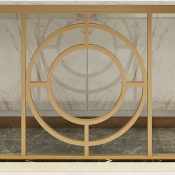 Tavolo da divano console in marmo moderno tavolo da ferro rettangolare per la sala