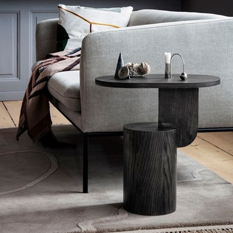 11" Wide Contemporary Corner Table Oval Storage Accent Side Table Clearhalo 'Coffee & Accent Tables' 'End & Side Tables' 'end_side_tables' 'furn' 'furn_end_side_tables' 'Furniture' 'Living Room Furniture' 1200x1200_546a2a3a-37d4-4d39-a636-15c46e8bd8e9