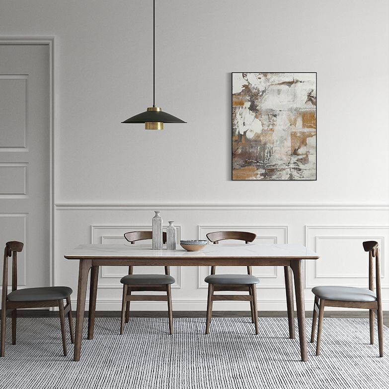 Sintered Stone Top Rectangle Table in White Kitchen Table with Wooden 4 Legs Clearhalo ' dining_table' 'Dining Tables & Seating' 'Dining Tables' 'furn' 'furn_dining_table' 'Furniture' 'furniture_dining_table' 'Kitchen & Dining Furniture' 'kitchen&dining_furn' 'kitchen' 'kitchen_dining_table' 1200x1200_546a8800-d8aa-49de-bd14-052157ae1712