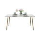 Glam Style Sintered Stone Dining Set Rectangle 1/4/5/7 Pieces Dining Set Clearhalo 'Dining Room Sets' 'Dining Tables & Seating' 'dining_room_set' 'furn' 'furn_dining_room_set' 'Furniture' 'Kitchen & Dining Furniture' 1200x1200_546c1f04-3a18-4267-a27f-8aea9c7cb037