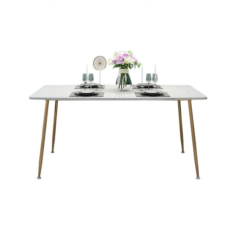 Glam Style Sintered Stone Dining Set Rectangle 1/4/5/7 Pieces Dining Set Clearhalo 'Dining Room Sets' 'Dining Tables & Seating' 'dining_room_set' 'furn' 'furn_dining_room_set' 'Furniture' 'Kitchen & Dining Furniture' 1200x1200_546c1f04-3a18-4267-a27f-8aea9c7cb037