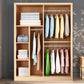 Modern Wardrobe Armoire Solid Wood Wardrobe Cabinet with Doors