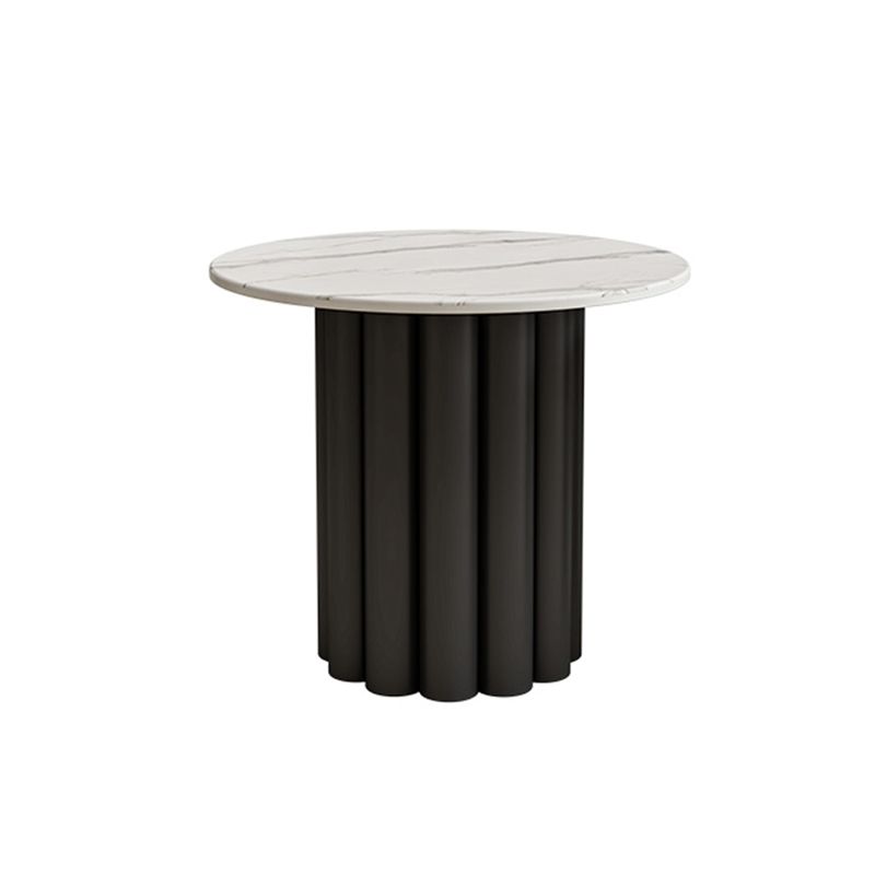 Slate Pedestal Coffee Table Round Modern Minimalist Coffee Table Clearhalo 'Coffee & Accent Tables' 'Coffee Tables' 'coffee_tables' 'furn' 'furn_coffee_tables' 'Furniture' 'Living Room Furniture' 1200x1200_546cdb44-9651-4681-8267-75c6ba7147da