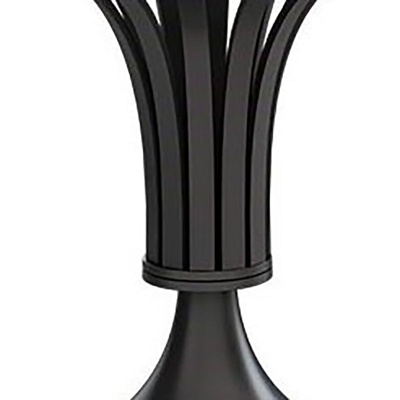 Tavolo da pranzo rotondo in stile moderno tavolo in pietra sinterizzata con base di piedistallo