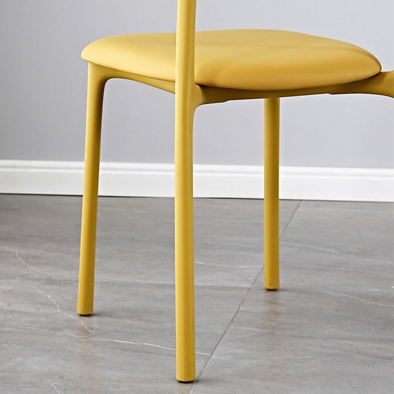 Plastic Modern Contemporary Kitchen Chair Armless Open Back Dining Room Chair Clearhalo 'Dining Chairs' 'Dining Tables & Seating' 'dining_chair' 'furn' 'furn_dining_chair' 'Furniture' 'furniture_dining_chair' 'Kitchen & Dining Furniture' 1200x1200_54724419-bd83-4e95-84f8-cfe666866235