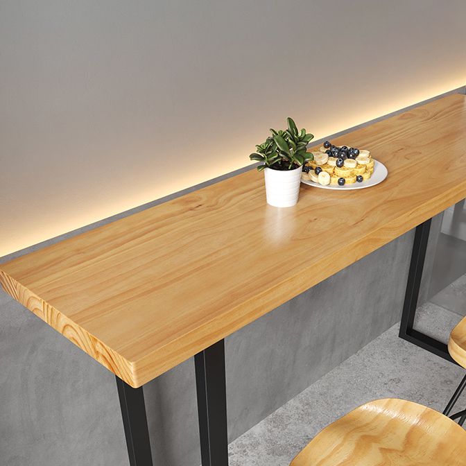 Modern Counter Height Pub Set 1/2/4/7 Pcs Solid Wood Top Bar Table and Bar Stools Clearhalo 'Bar Furniture' 'furn' 'furn_home_bar_bar_sets' 'Furniture' 'Home Bars & Bar Sets' 'home_bar_bar_sets' 'Kitchen & Dining Furniture' 1200x1200_5473047c-9d2c-492e-8f46-90a4a0477e2b