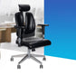 Sedia moderna in pelle Sedia direzionale Sedia con schienale alto con ruote