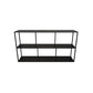 Open Bookcase Minimalist Book Shelf with Metal Rectangular Shelves Clearhalo 'Bookcases' 'Furniture' 'furniture_bookcases' 'kitchen' 'kitchen_bookcases' 'Living Room Furniture' 'Office Furniture' 1200x1200_5476b696-a0b5-4ad1-9eb3-e40f8c6d957a