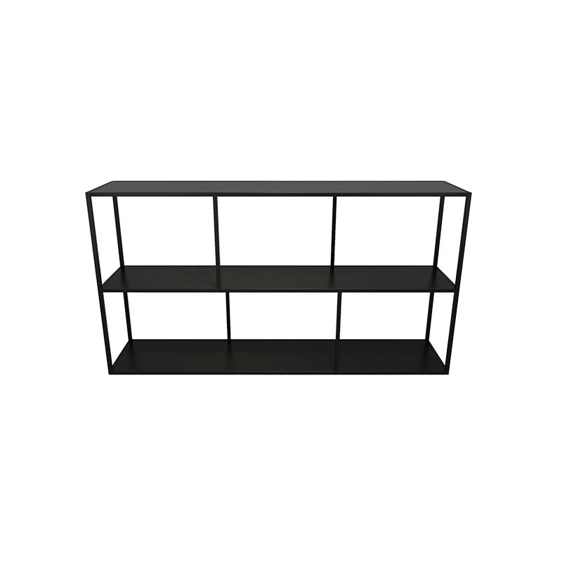 Open Bookcase Minimalist Book Shelf with Metal Rectangular Shelves Clearhalo 'Bookcases' 'Furniture' 'furniture_bookcases' 'kitchen' 'kitchen_bookcases' 'Living Room Furniture' 'Office Furniture' 1200x1200_5476b696-a0b5-4ad1-9eb3-e40f8c6d957a