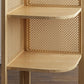 Contemporary Wooden Bookshelf Corner 4 Shelves Closed Back Bookcase Clearhalo 'Bookcases' 'furn' 'furn_bookcases' 'Furniture' 'Office Furniture' 1200x1200_5478e23b-df8c-406b-a259-994600e56250