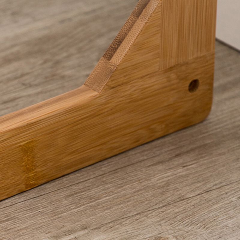 TABELLA DI NACCHIO/FINE DI LEGNO NATURALE 24,8 pollici H-SHELF COMPLETO COMPLETO CON I CAPERSO