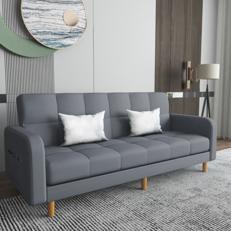Square Arm Modern Sofa with Biscuit Back Storage Sofa for Living Room Clearhalo 'furn' 'furn_sofas' 'Furniture' 'furniture_sofas' 'kitchen' 'kitchen_sofas' 'Living Room Furniture' 'Sofa' 'sofas' 1200x1200_54798ccd-6a91-4365-86bb-35f9cb9f1466
