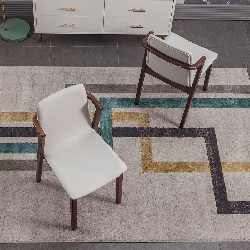 Traditionele massief houten eetkamerstoel gestoffeerde eetgelegenheden