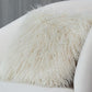 Chaise longue moderna da salotto con braccioli arrotolati e imbottita