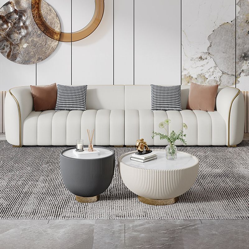 Sofá de cuero de estilo moderno