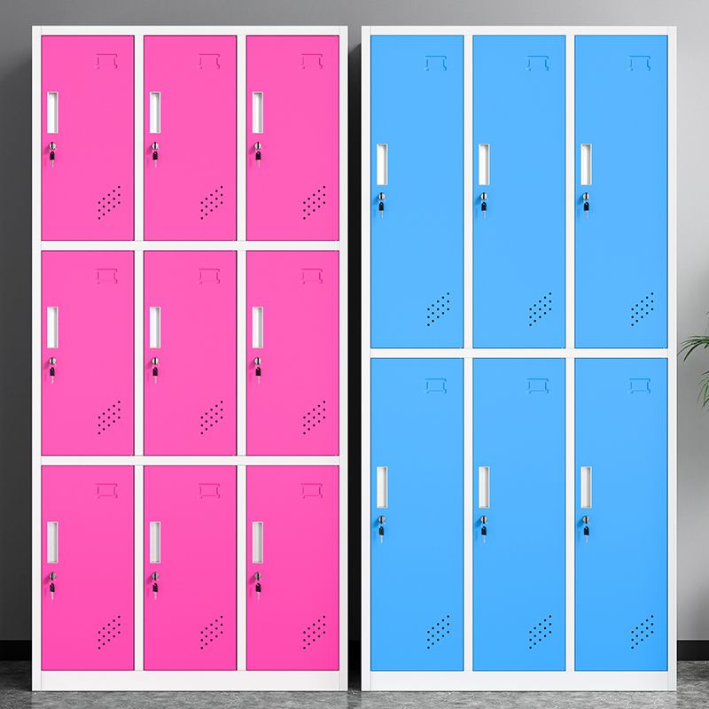 Eigentijdse stalen opbergkastje niet-hangende garderobe armoire