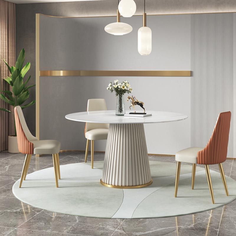 Glam Upholstered Dining Chair Leather Dining Chair with Gold Legs Clearhalo 'Dining Chairs' 'Dining Tables & Seating' 'dining_chair' 'furn' 'furn_dining_chair' 'Furniture' 'Kitchen & Dining Furniture' 1200x1200_5480744c-8ad8-4cfe-bc06-b983fa515943