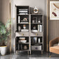 Cabinets Included Standard Bookcase Contemporary Engineered Wood Bookshelf