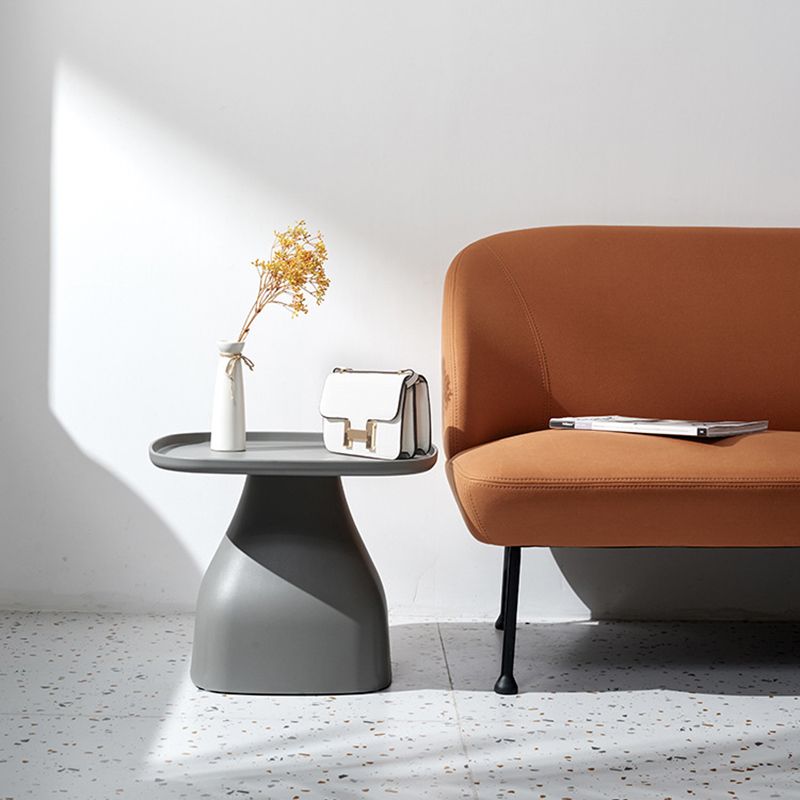 1 Single Modern Plastic Round Coffee Table Pedestal Cocktail Table Clearhalo 'Coffee & Accent Tables' 'Coffee Tables' 'coffee_tables' 'furn' 'furn_coffee_tables' 'Furniture' 'furniture_coffee_tables' 'Living Room Furniture' 1200x1200_54843f76-70fe-403a-93b2-68d2d9c9dcb8