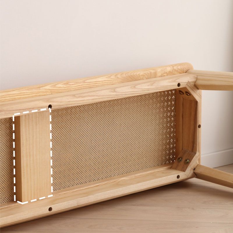 Tropical Solid Wood Bedroom Bench 11.8" Wide Seating Bench with Legs Clearhalo 'Benches' 'Chairs & Seating' 'furn' 'furn_benches' 'Furniture' 'Living Room Furniture' 1200x1200_54860e26-4b38-473b-9170-1a2850f1659c