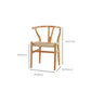 Modern Dining Set 1/3/5/6 Pcs Solid Wood Dining Table and Chairs