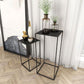 Contemporary Square Iron Side Table Simple Frame Sofa Side Table
