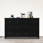 Classic Glam Storage Cofre de madera Cofre de almacenamiento con cajones